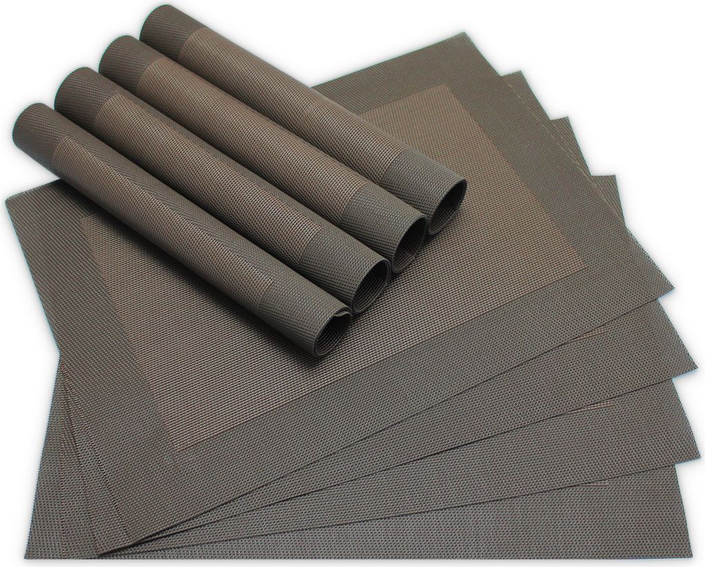 Tischsets BORDA 8er Set Braun als Tischuntersetzer