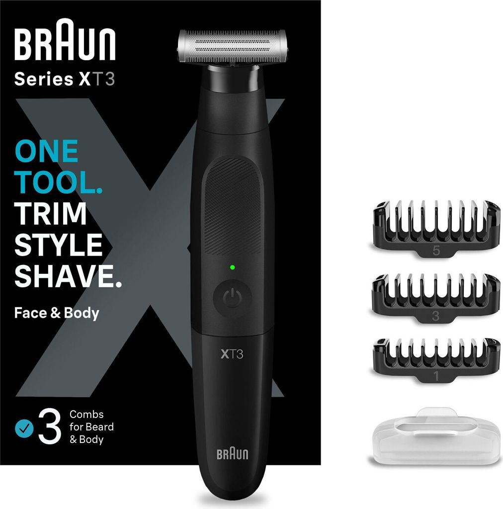 Braun Barttrimmer Series XT3100 Face wasserdicht Produktbild 