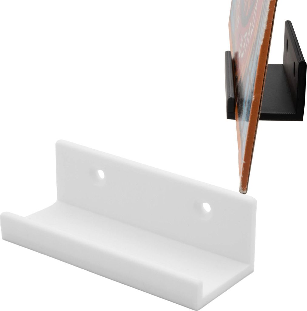 Wandhalter für Schallplatten Vinyls LP Halter Weiß Wandhalterung Aufsteller Ständer