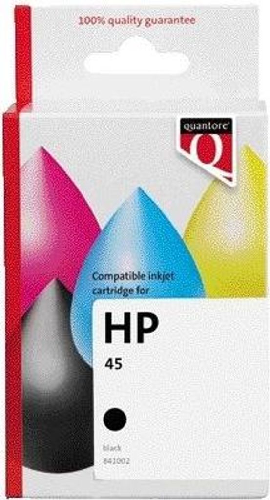 Quantore - Tintenpatronen-Alternative für 51645A 45 Schwarz