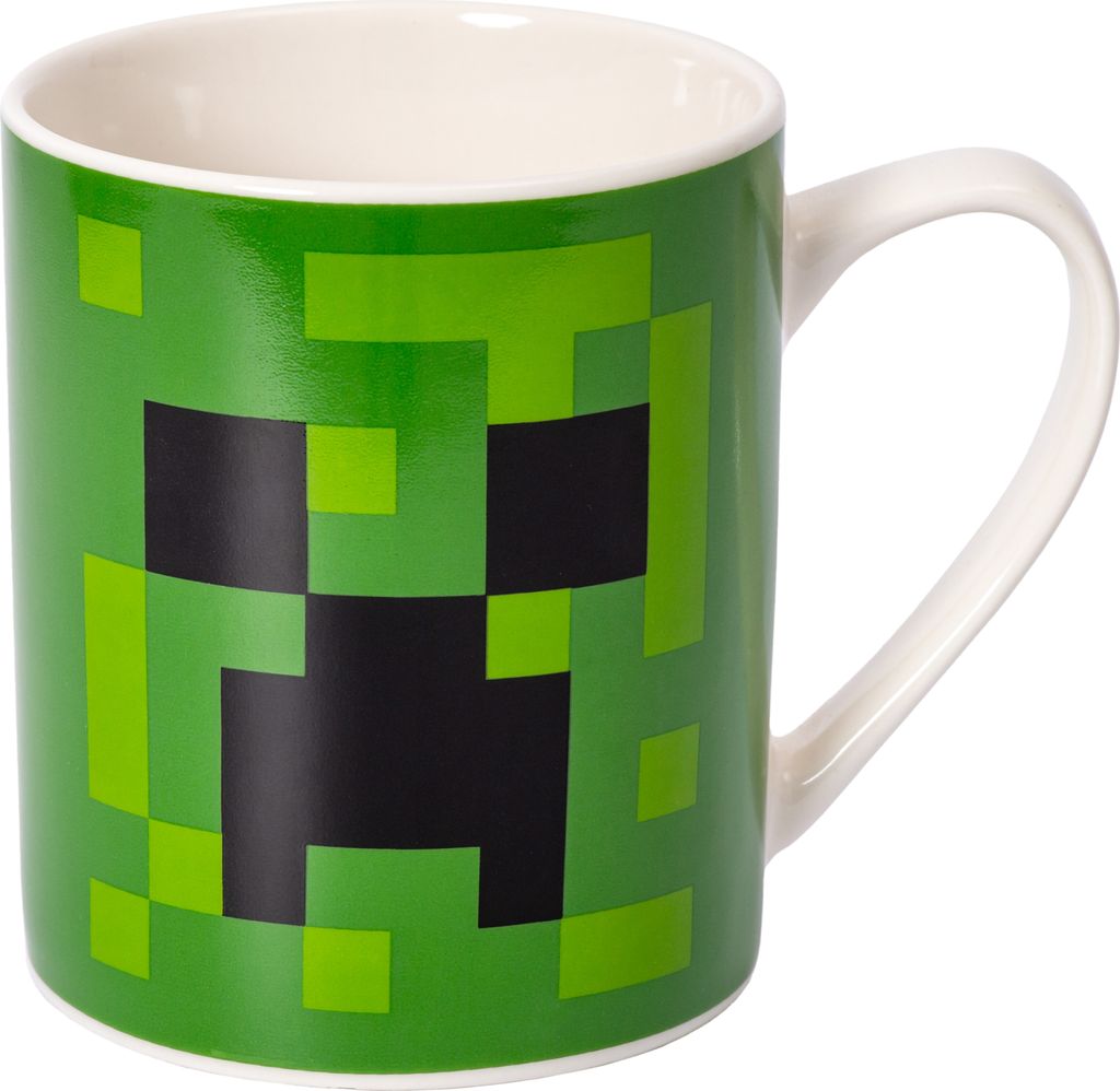 Minecraft Creeper Tasse 325ml spülmaschinengeeignet Produktbild 