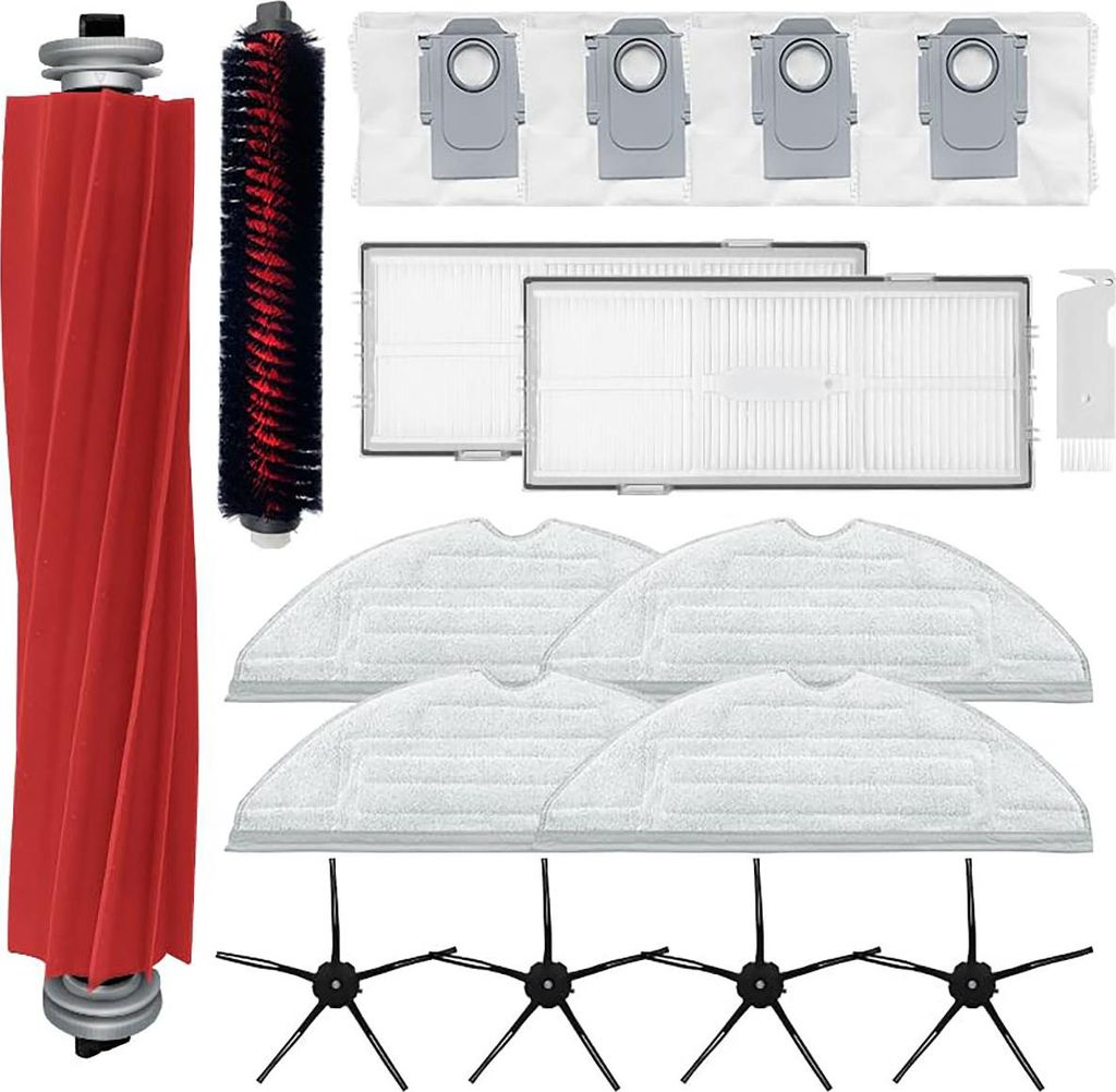 INF Zubehör 17 Teile Xiaomi Roborock S7 MaxV / S7 MaxV Ultra / S7 Pro Ultra / T8 Plus / G10S