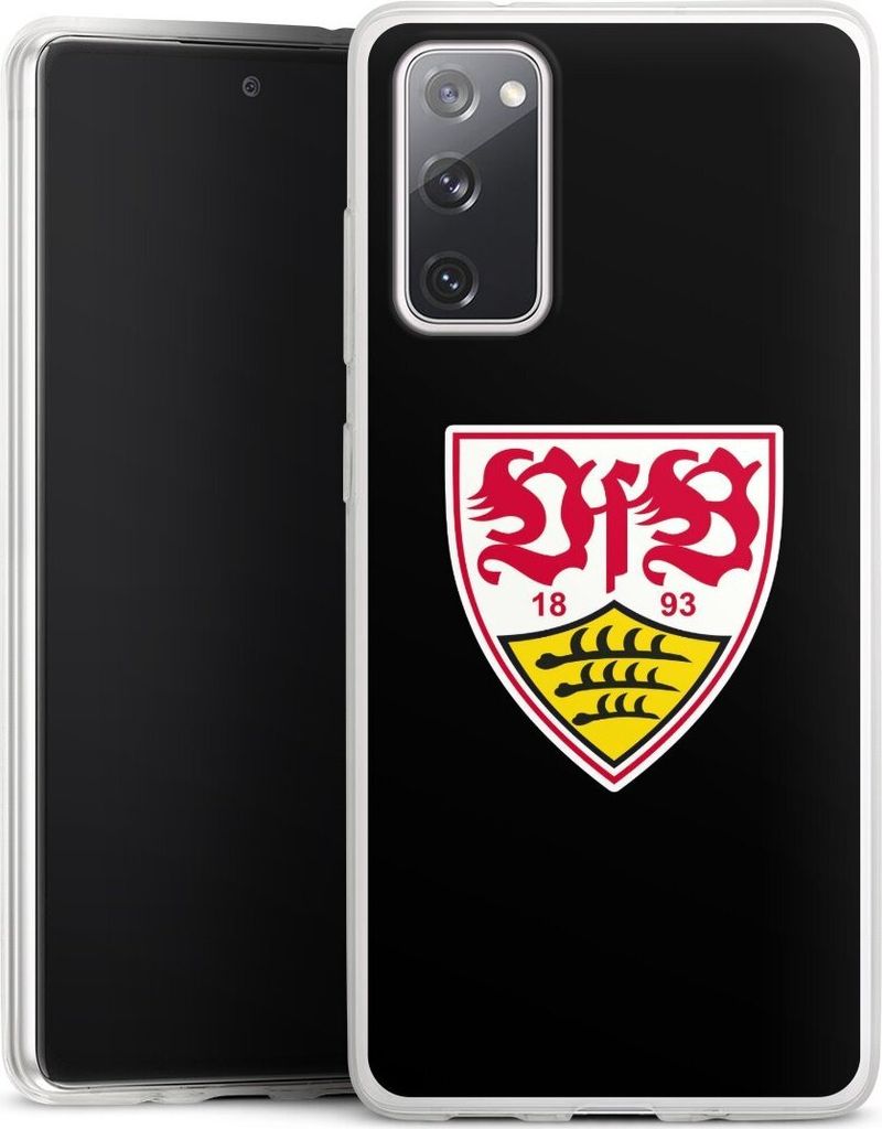 DeinDesign Slim Hülle für Samsung Galaxy S20 FE 5G Silikon Case Ultra Dünn Handyhülle Offizielles Lizenzprodukt VfB Stuttgart Wappen