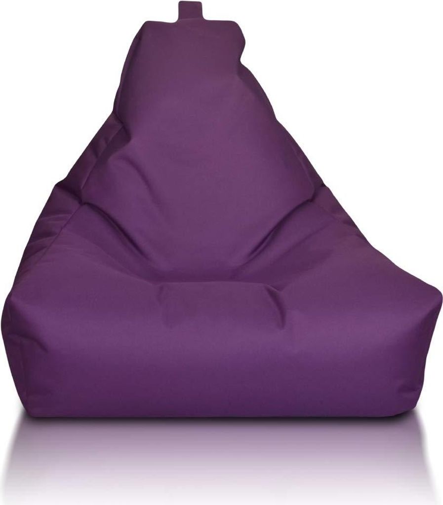 Ecopuf, Keiko Sitzsack, Pouf Sessel Outdoor, Bean Bag, Violett Nc5, Klein