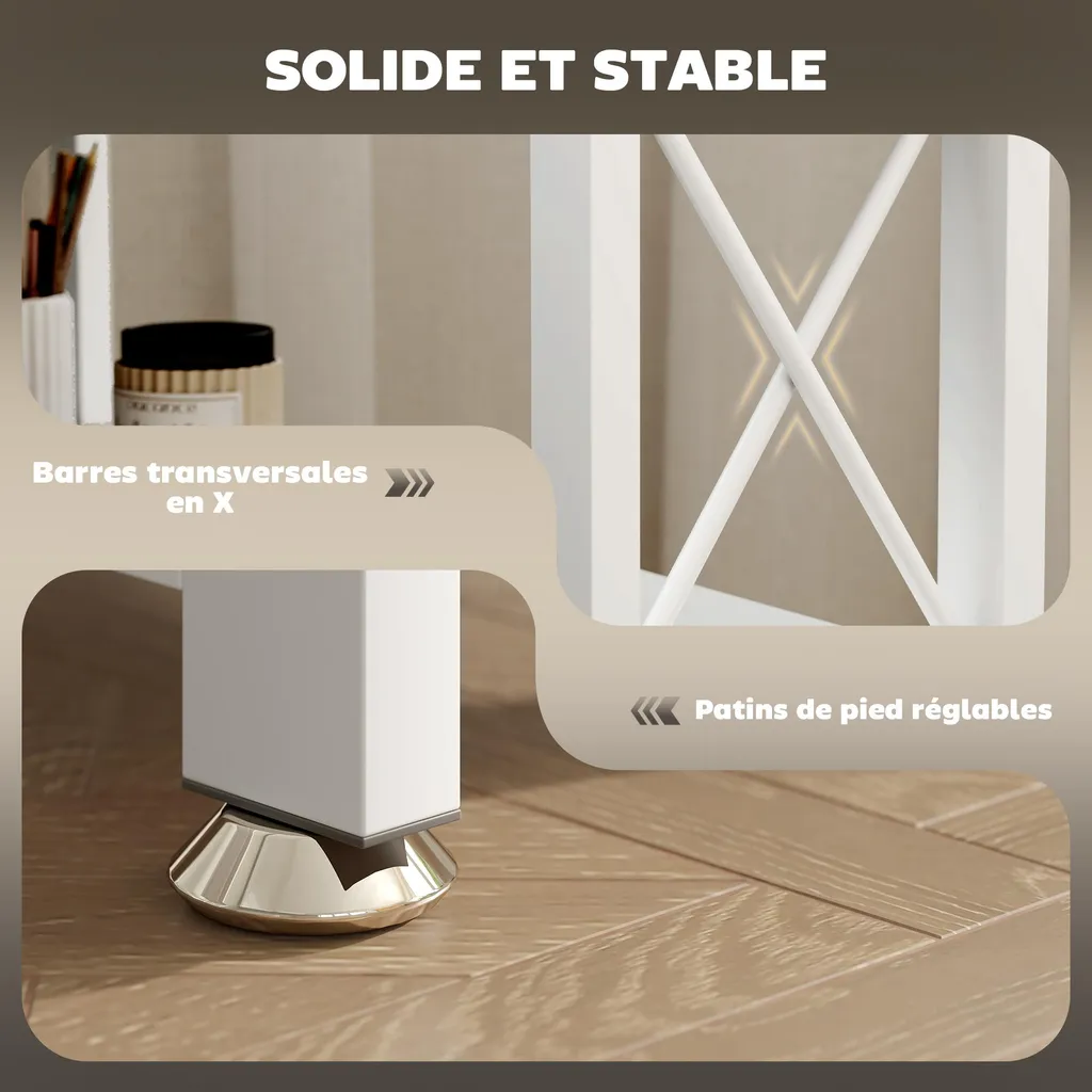 Bureau informatique d'angle pour petits espaces et télétravail efficace