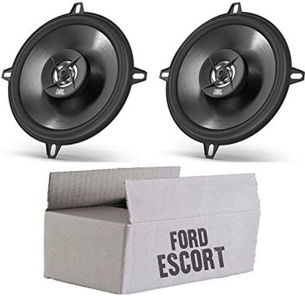 JBL Stage2 524 | 2-Wege | 13cm Koax Lautsprecher - Einbauset passend für Ford Escort Front - justSOUND