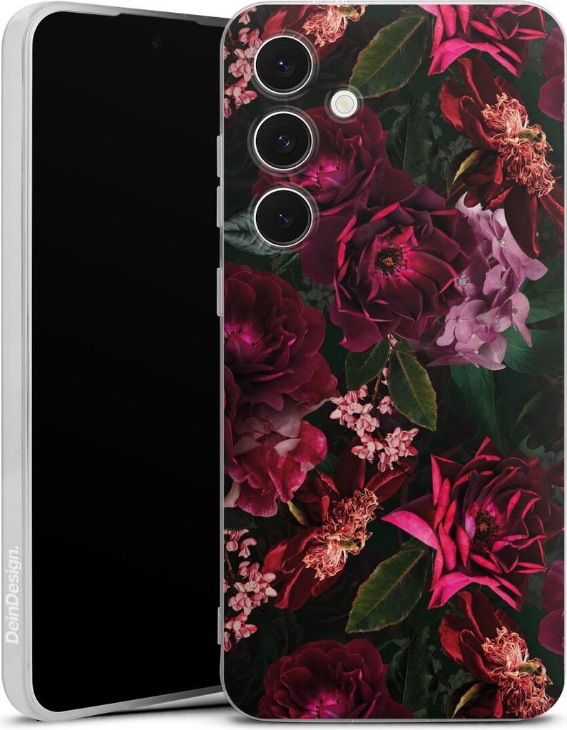 DeinDesign Handyhülle für Samsung Galaxy S24 FE 5G Silikon Hülle Case Smartphone Schutzhülle Blumen Blüte Rose