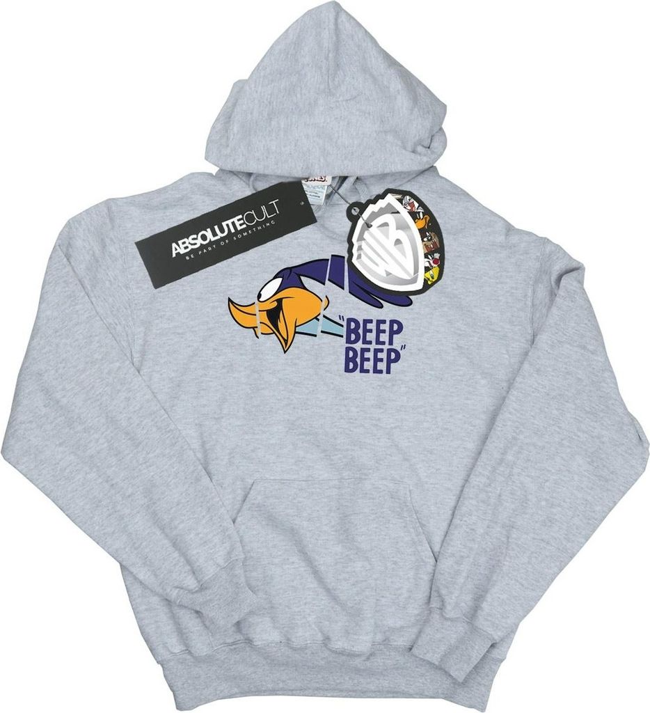 Looney Tunes - "Beep Beep" Kapuzenpullover für Jungen BI8511 (152-158) (Grau)