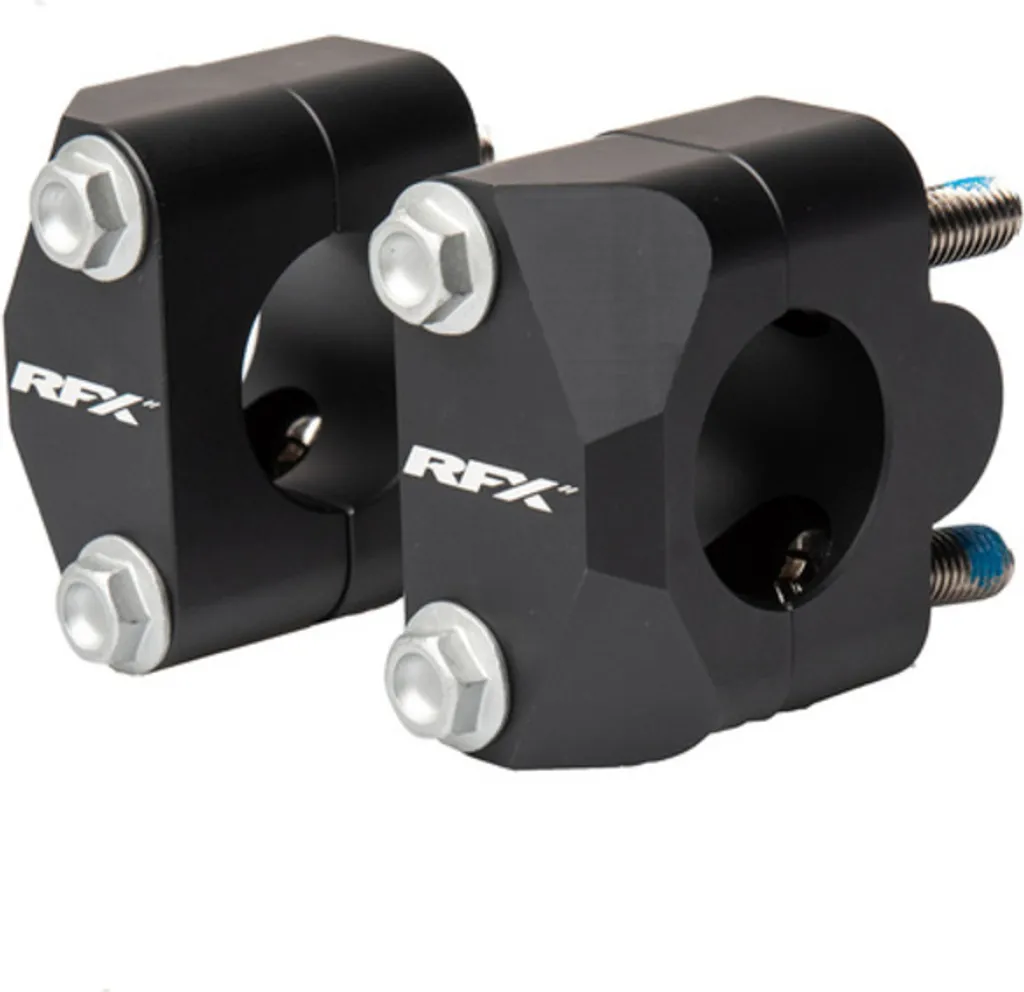 Kit Conversion Guidon 28,6 mm RFX Race Riser Noir en Aluminium CNC