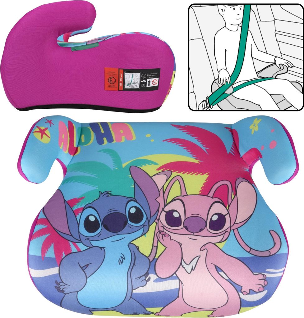 DISNEY Stitch Sitzerhöhung für Kinder 22–36 kg, 125–150 cm Produktbild 