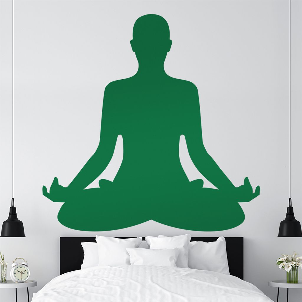 Yoga Buddha-Natur Wandtattoo Wandaufkleber Wall Sticker - Dekoration, Küche, Wohnzimmer, Schlafzimmer, Badezimmer
