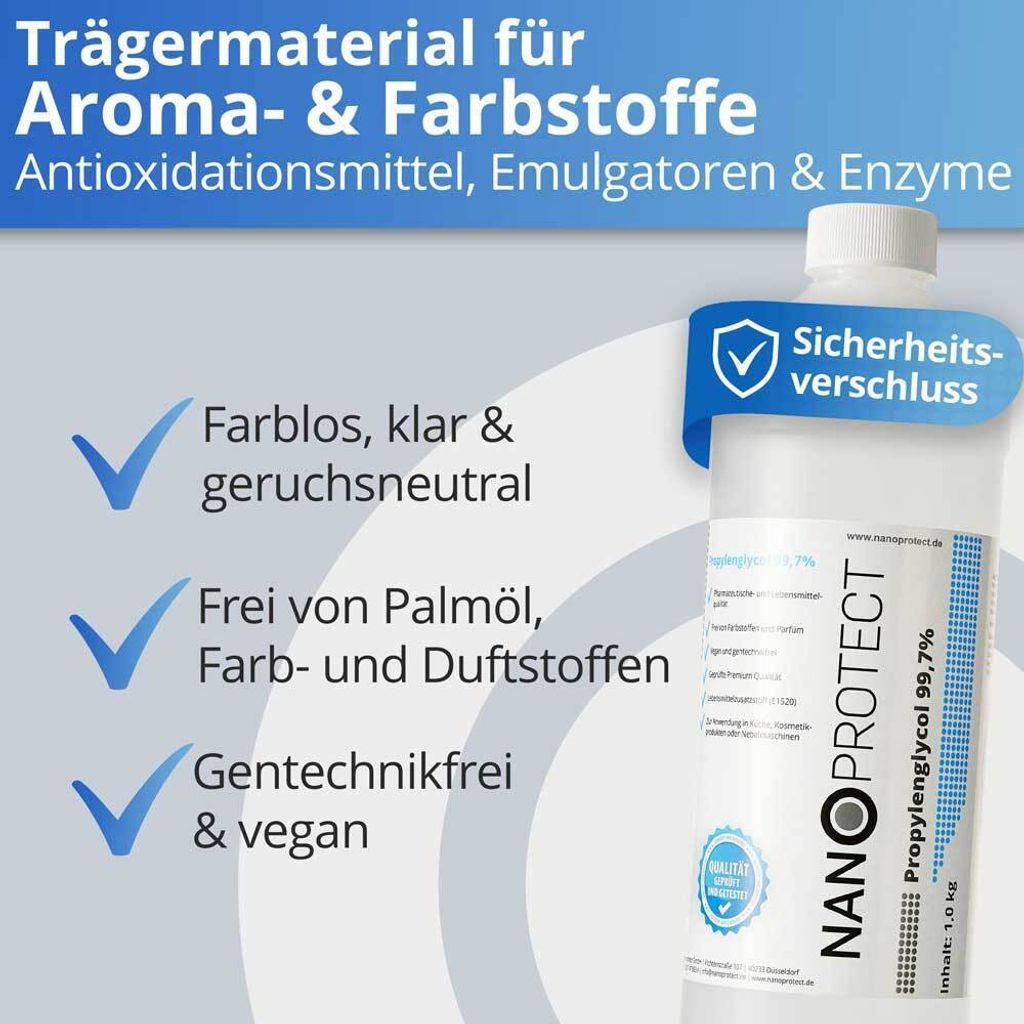 Nanoprotect Propylenglycol 99,7% | 1 kg | Pharmaqualität Produktbild 4