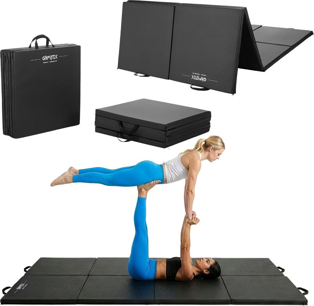 Gymtek® Klappbare Gymnastikmatte Sportmatte Kampfsportmatte Produktbild 