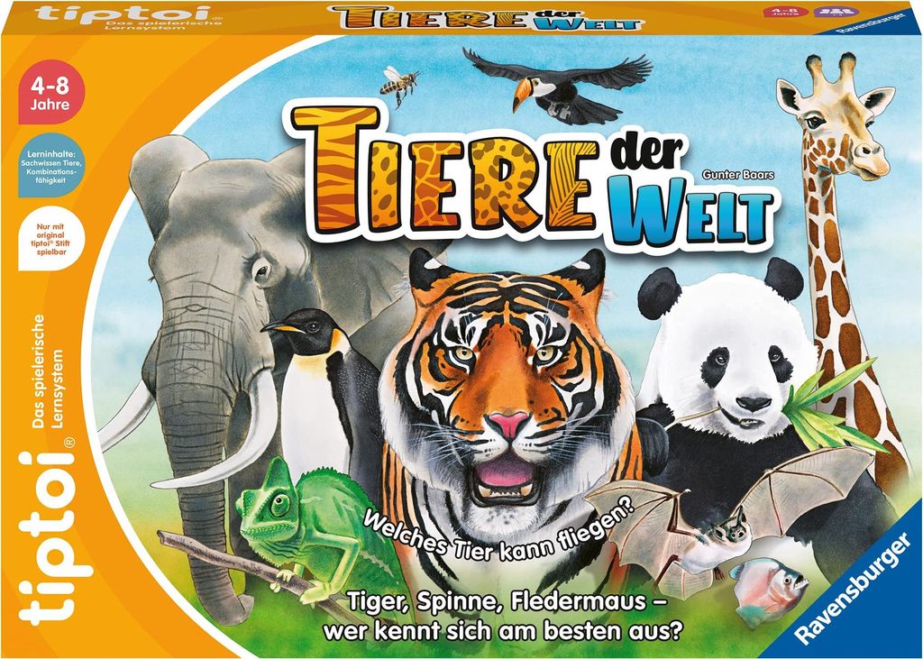 Ravensburger Tiptoi Spiel Mein Wetter – Lernspiel Ab 3 Jahren Für 1-4 Spieler