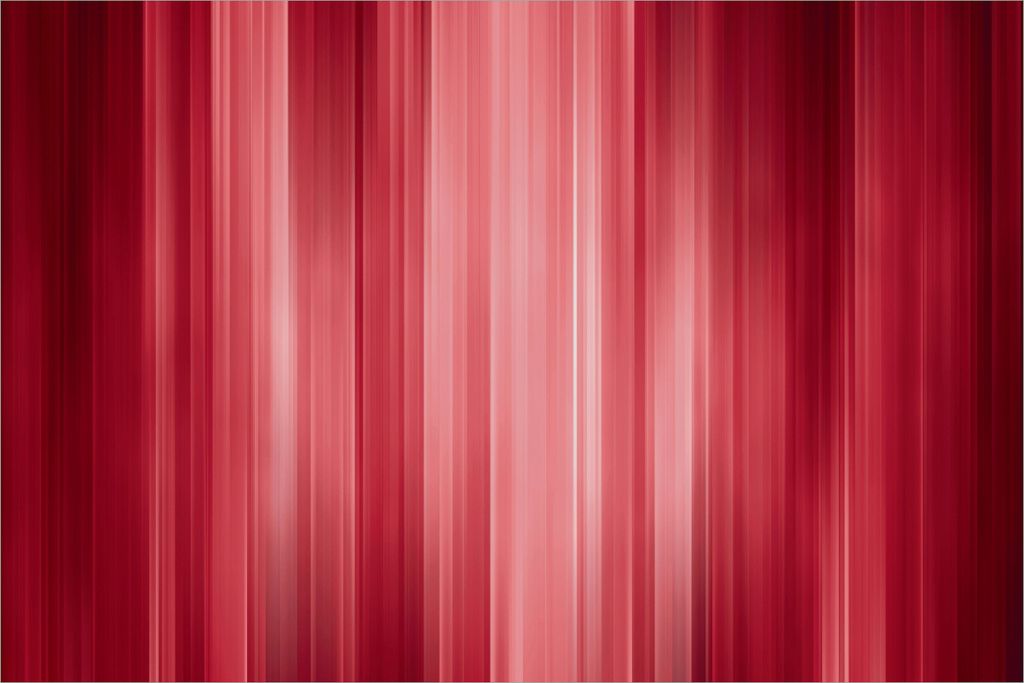 Wallario selbstklebendes Poster - Rot und schwarz gestreift - Abstraktes Streifenmuster, Größe: 61 x 91,50 cm
