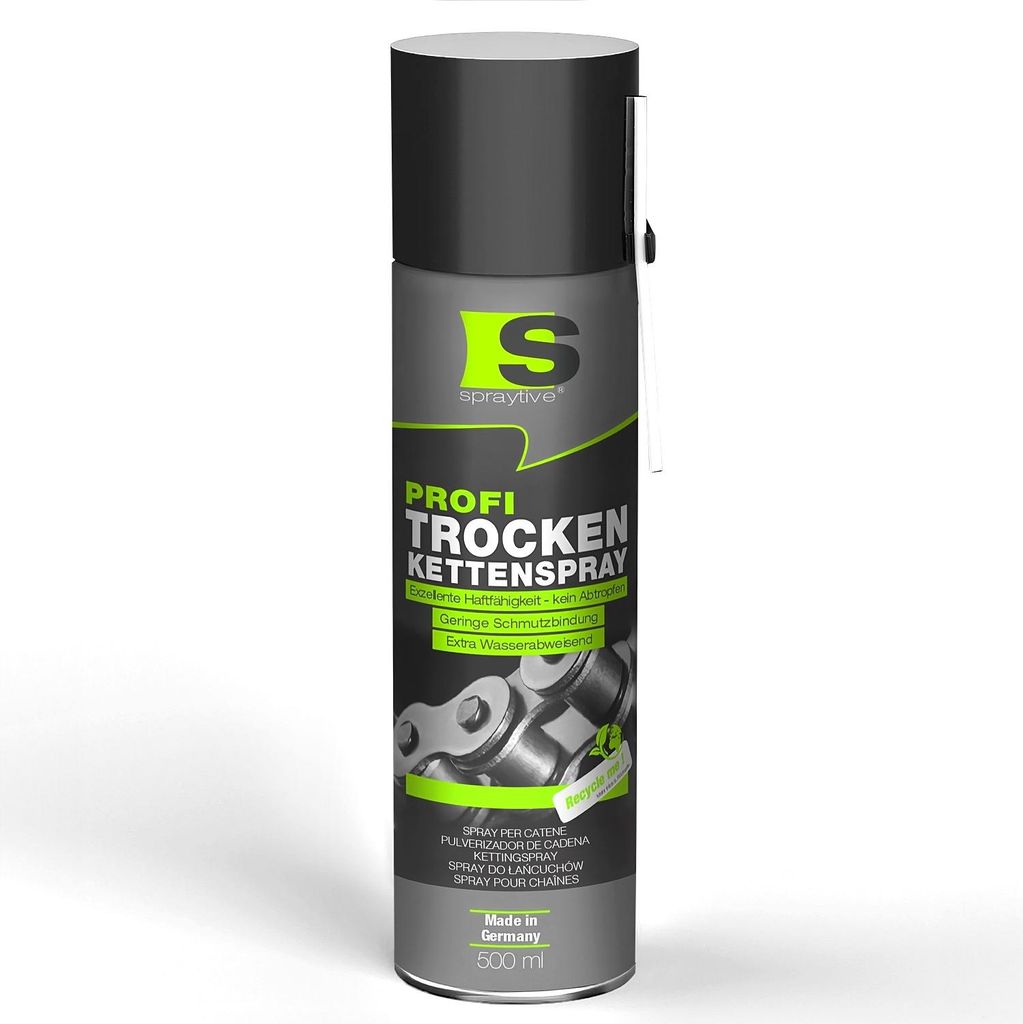 Spraytive 1 x 500ml Profi Trockenkettenspray – Kettenspray Produktbild 