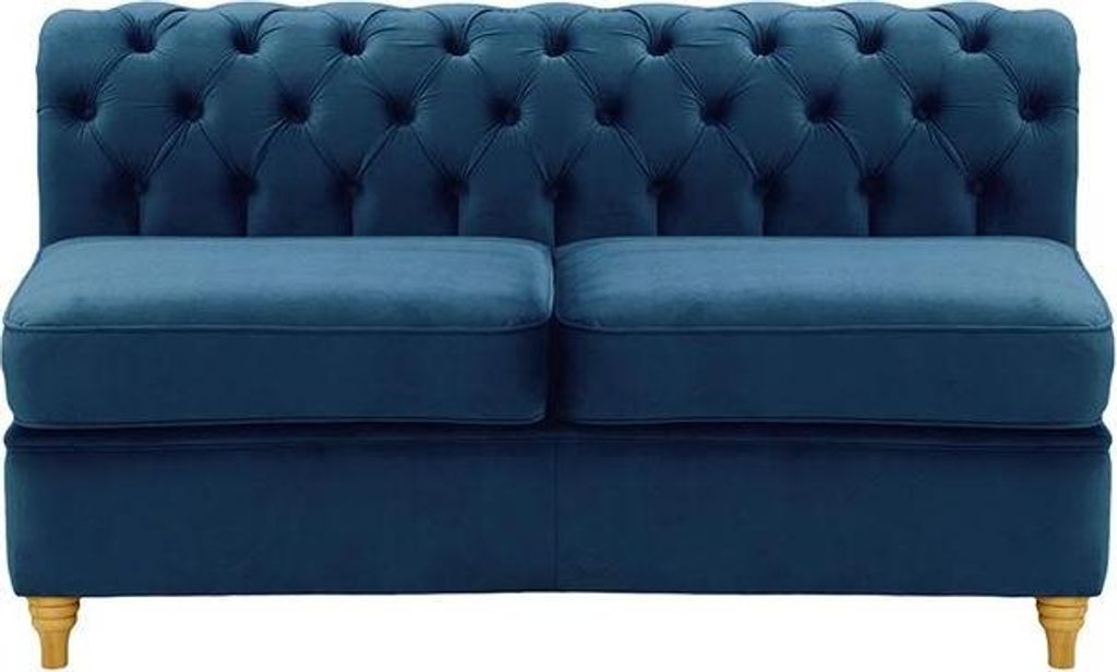 Chesterfield Modul - Innenelement, zweisitzig (2CP)-Velluto 11-like oak