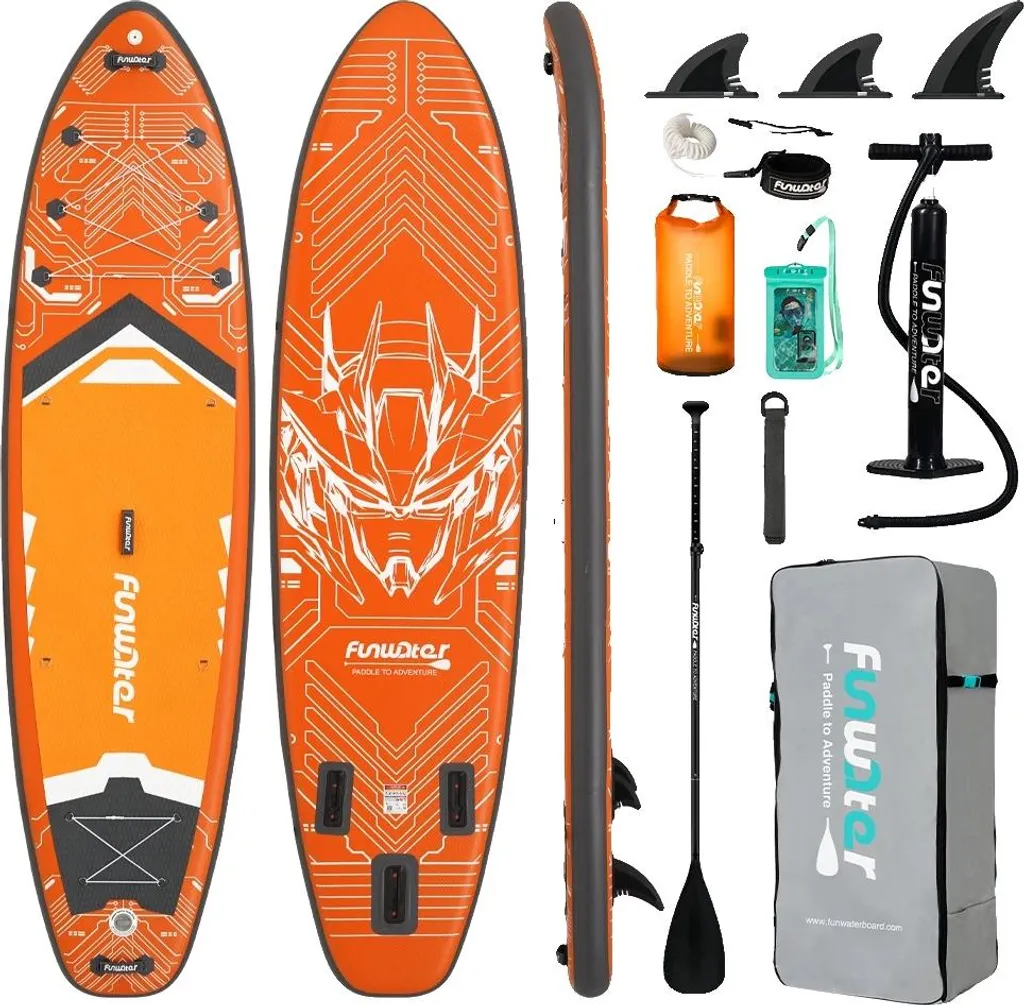 Paddleboard gonflable SUPFW50A avec pack complet en matériau durable