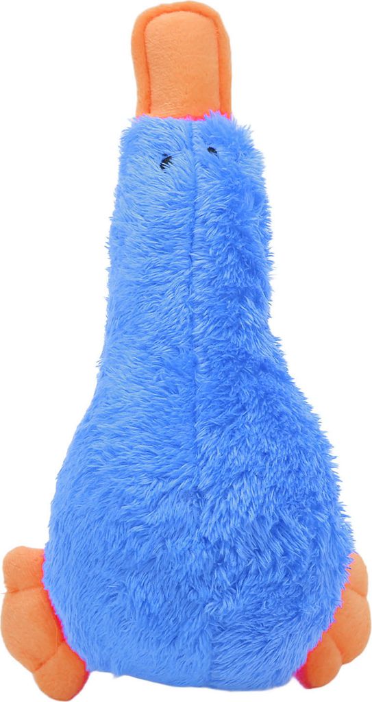 Squeaky Plush Dog Toy, Bird Design with Sound, Soft & Bite-Resistant Chew Toy for Interactive Puppy Training, Blue