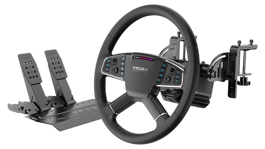 Moza Racing R5 Pro Truck Driving Simulator, Steering wheel Produktbild 