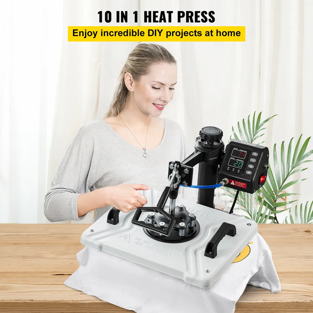 VEVOR 10 en 1 Presse à Chaud 38x30cm - Machine Sublimation Multi-usage - 2