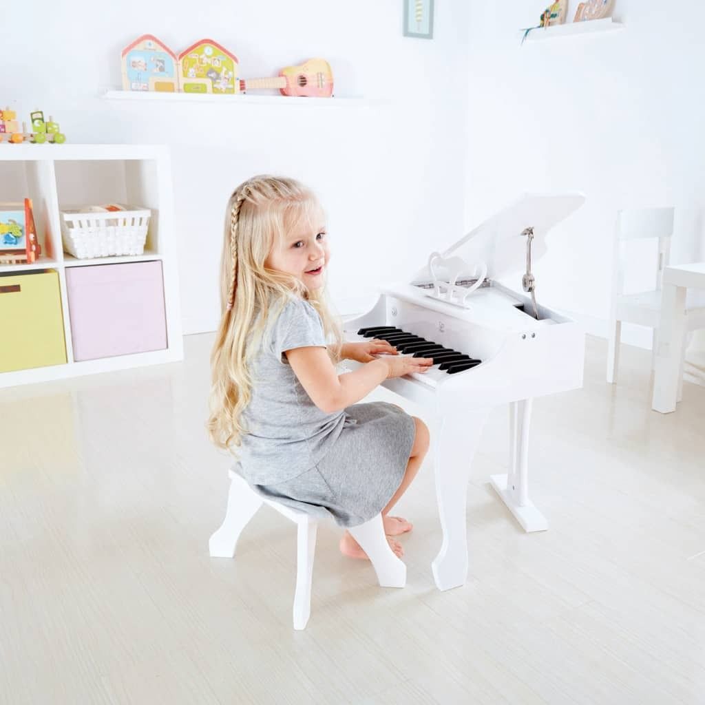 Hape Deluxe Spielzeugklavier Weiß E0338 Produktbild 7