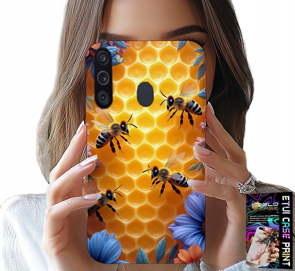 Gehäuse Für Samsung Galaxy A21 - Bienenstock Wabe Zurück Fall