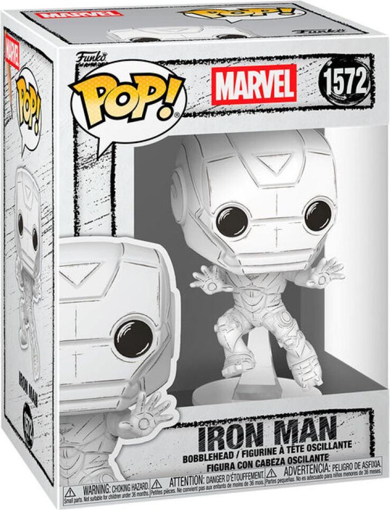 Funko Pop Marvel Iron Man Gesprenkelte Sammlerfigur Produktbild 