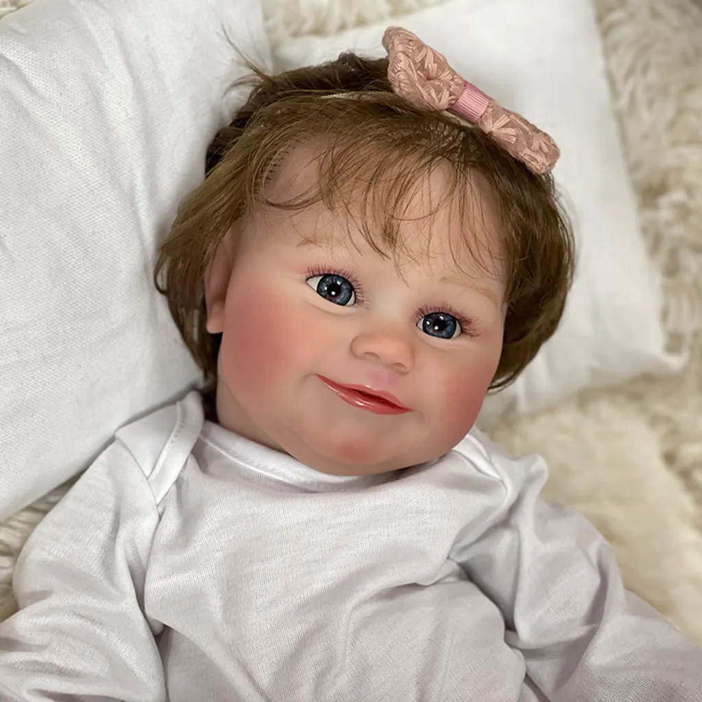 Poupée réaliste Maddie sans brillance pour un effet bébé véritable - 4