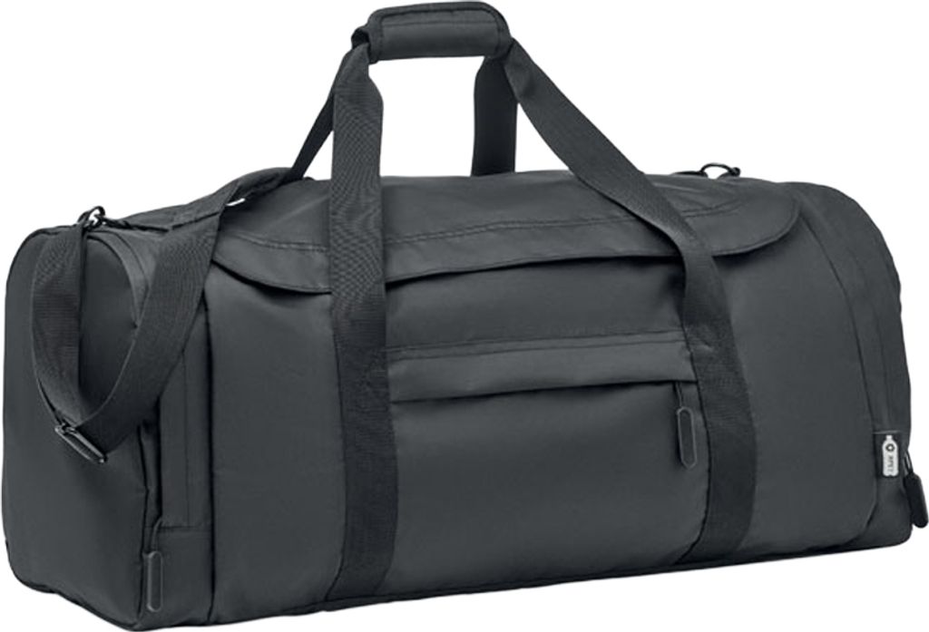 MidOcean - Reisetasche "Valley", L, rPET (Recyceltes Polyethylen-Terephthalat), Sport MO450 (27 cm x 63 cm x 29 cm) (Schwarz)