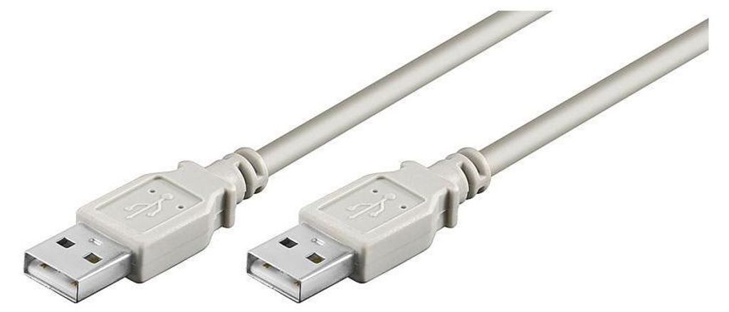 Cavo USB 2.0 Hi-Speed, spina A > spina A, grigio - Immagine del prodotto 