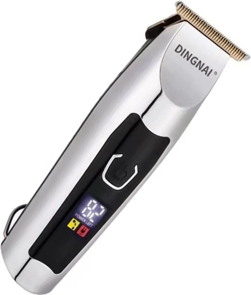 Tondeuse à Cheveux LCD avec Kit de Coiffure Complet Ciseaux Acier INF