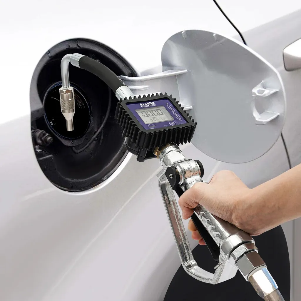 Débitmètre d'huile électronique avec vanne de régulation et écran LCD - 5