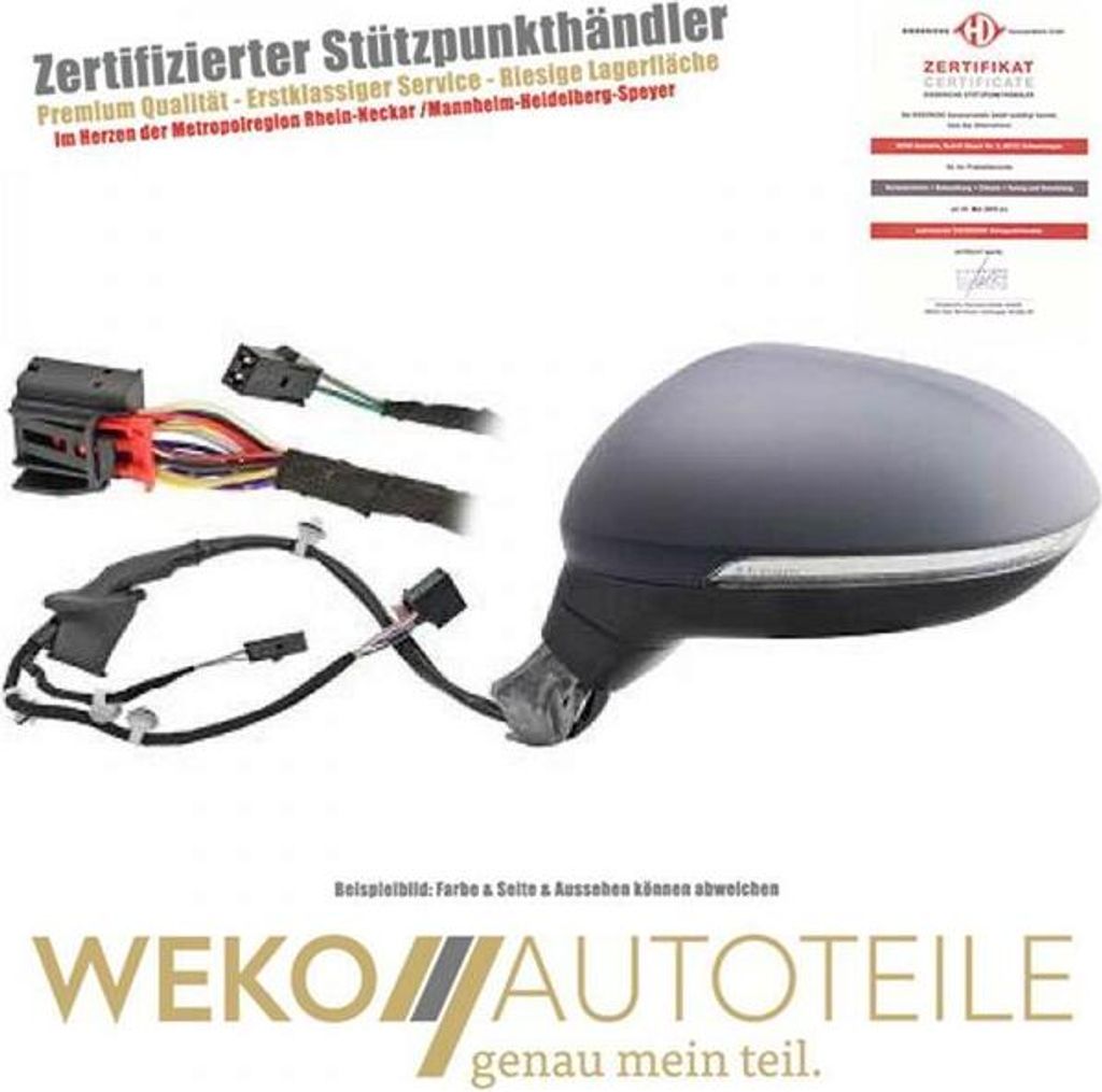 Außenspiegel links DIEDERICHS 2249125 für VW