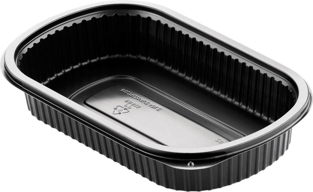 250x DUNI Menübox 240 x 150 x 40 mm Schwarz ungeteilt