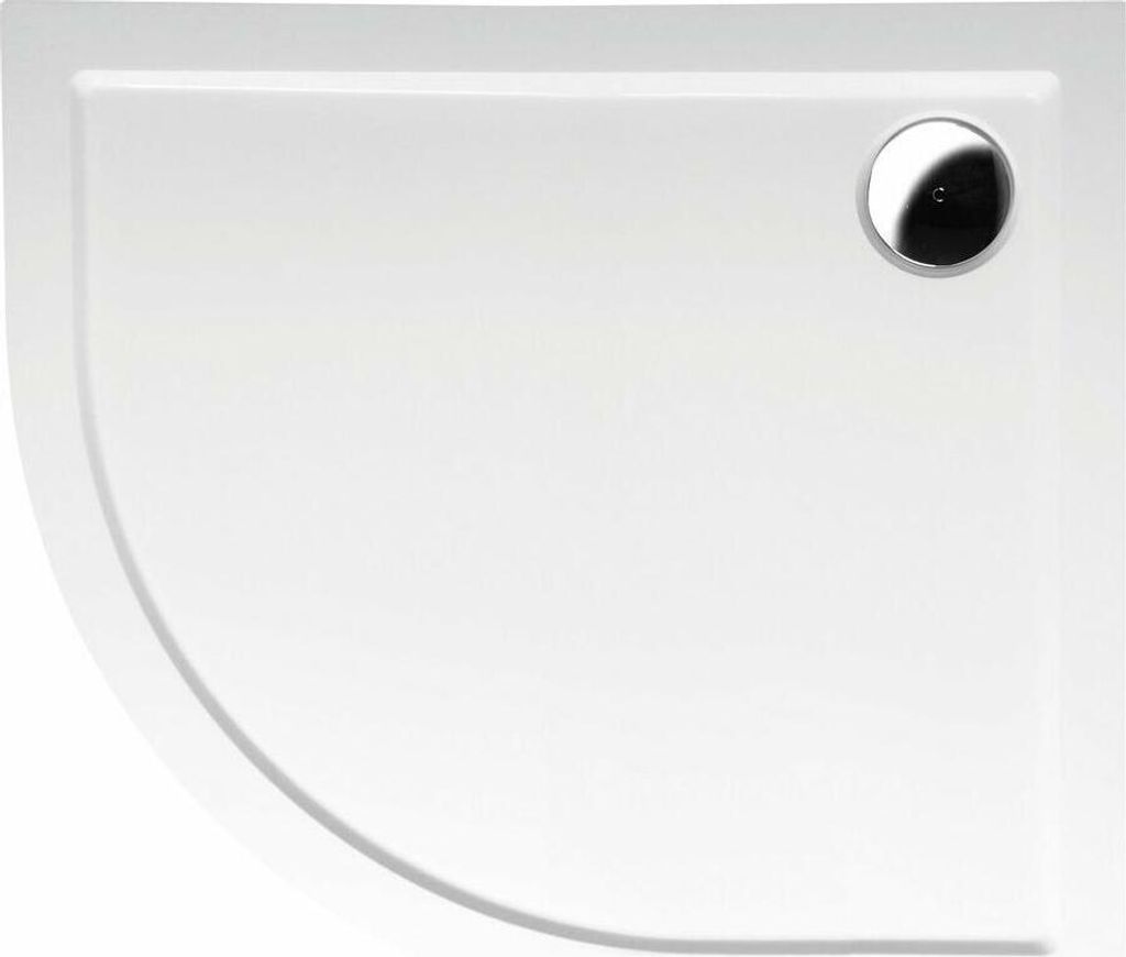 Polysan Duschtassen - Duschwanne RENA L, 900x800 mm, R550, rechts, weiß 72891