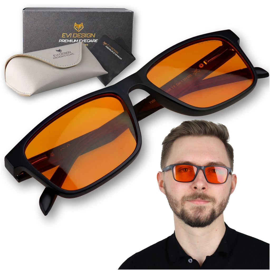 Computerbrille mit Blaulichtfilter ANTI BLUE LIGHT + Etui, Produktbild 
