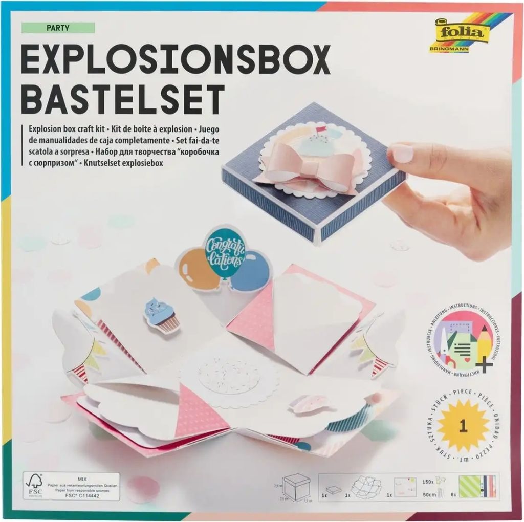 Folia 11611, Geschenkverpackungsbox, Mehrfarbig, Abbildung, Produktbild 
