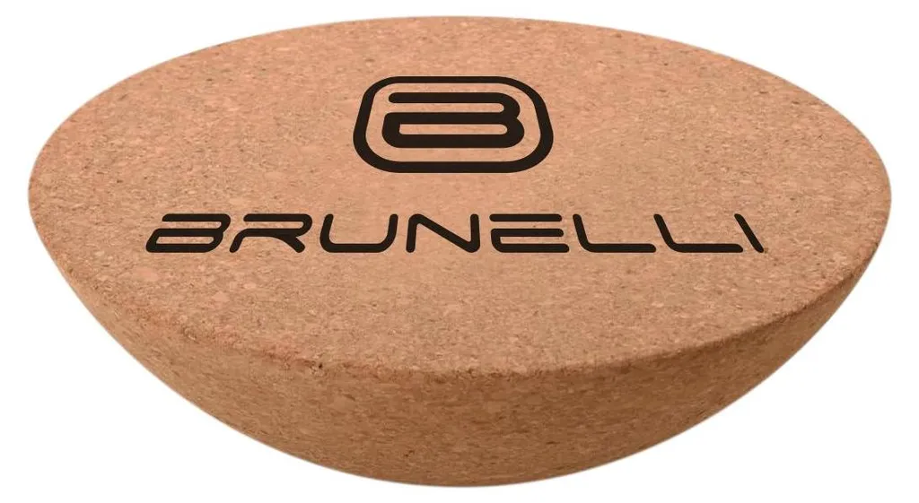 Brunelli Balance Board Planche d'Équilibre en Bois avec Demi-Sphère