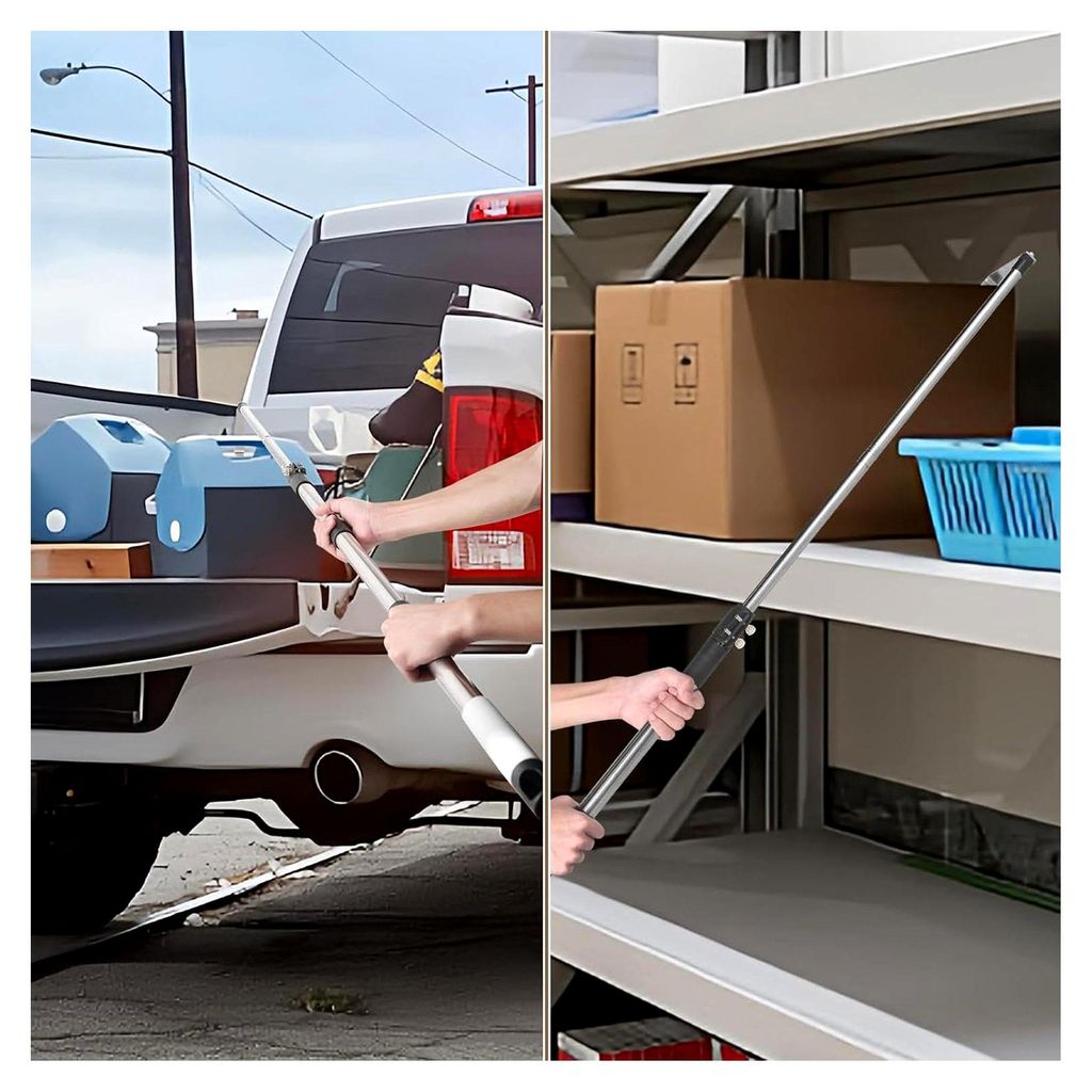 Ladeflächengreifer für Pickup-Trucks, Bed Buddy Truck Tool - Teleskop-Greifer für LKW-Fracht | Zugangshilfe für Schließfächer, Rutschfester G...