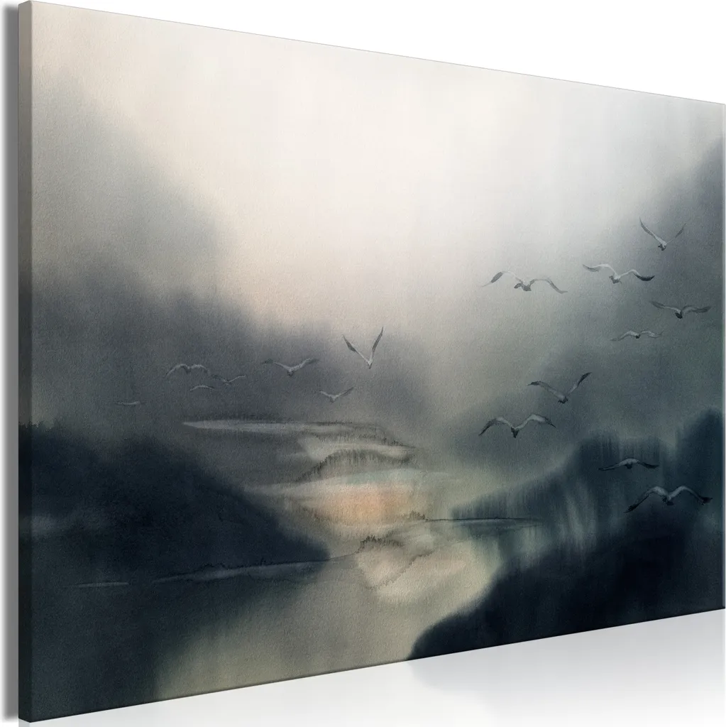 Decorazione Parete 90x60 Spazio Nostalgico - Quadro Paesaggio murando