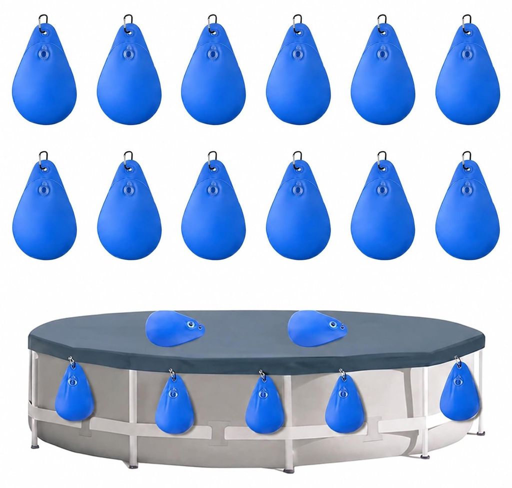 Borsa d'acqua per copertura piscina, set da 12 Immagine del prodotto 