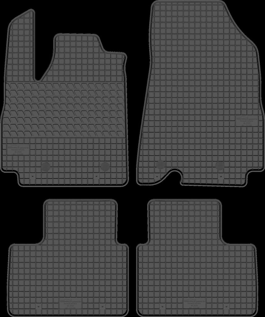 Gummi Fußmatten für Renault Arkana