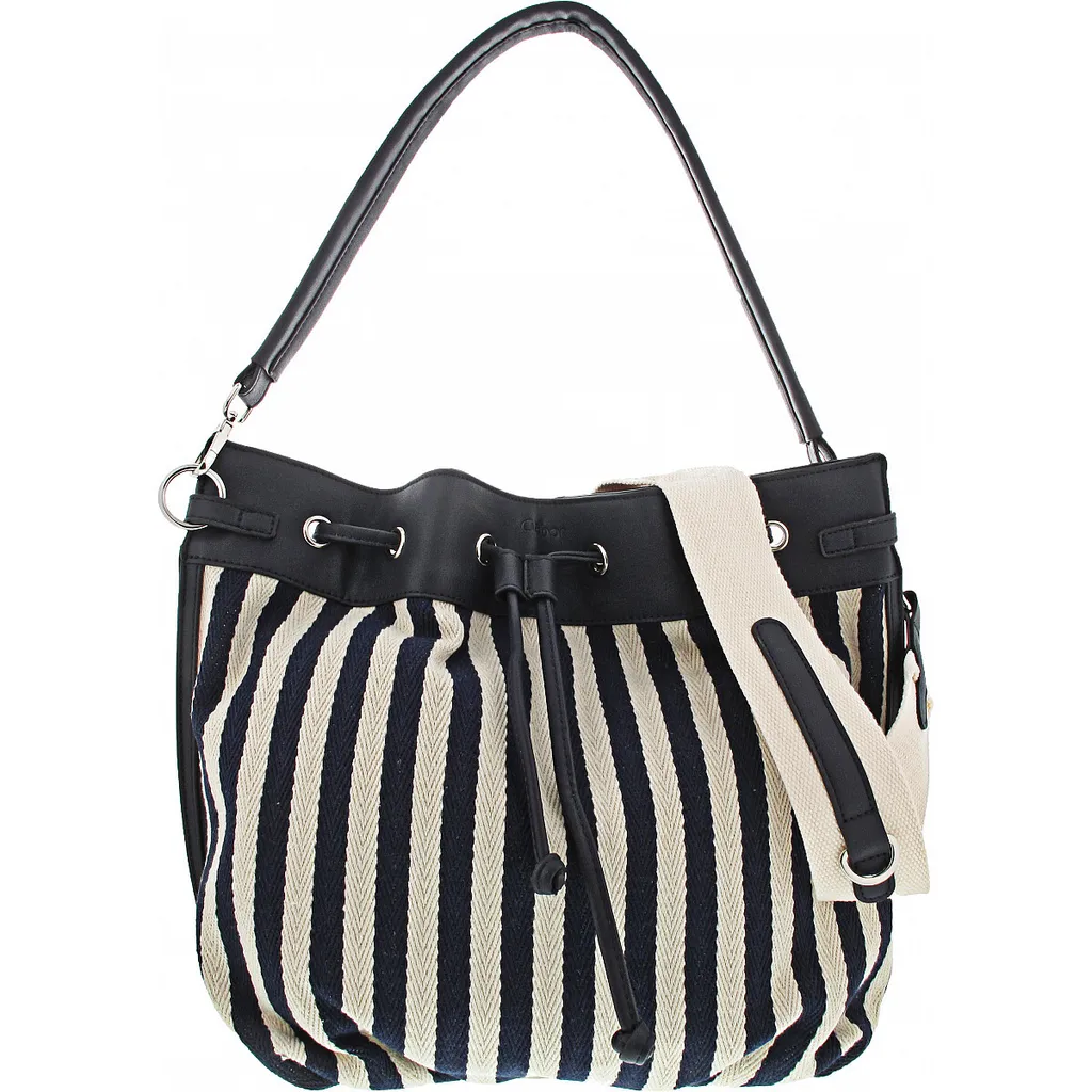 Sac cabas femme Gabor Lorena en toile rayée bleue pour un look chic