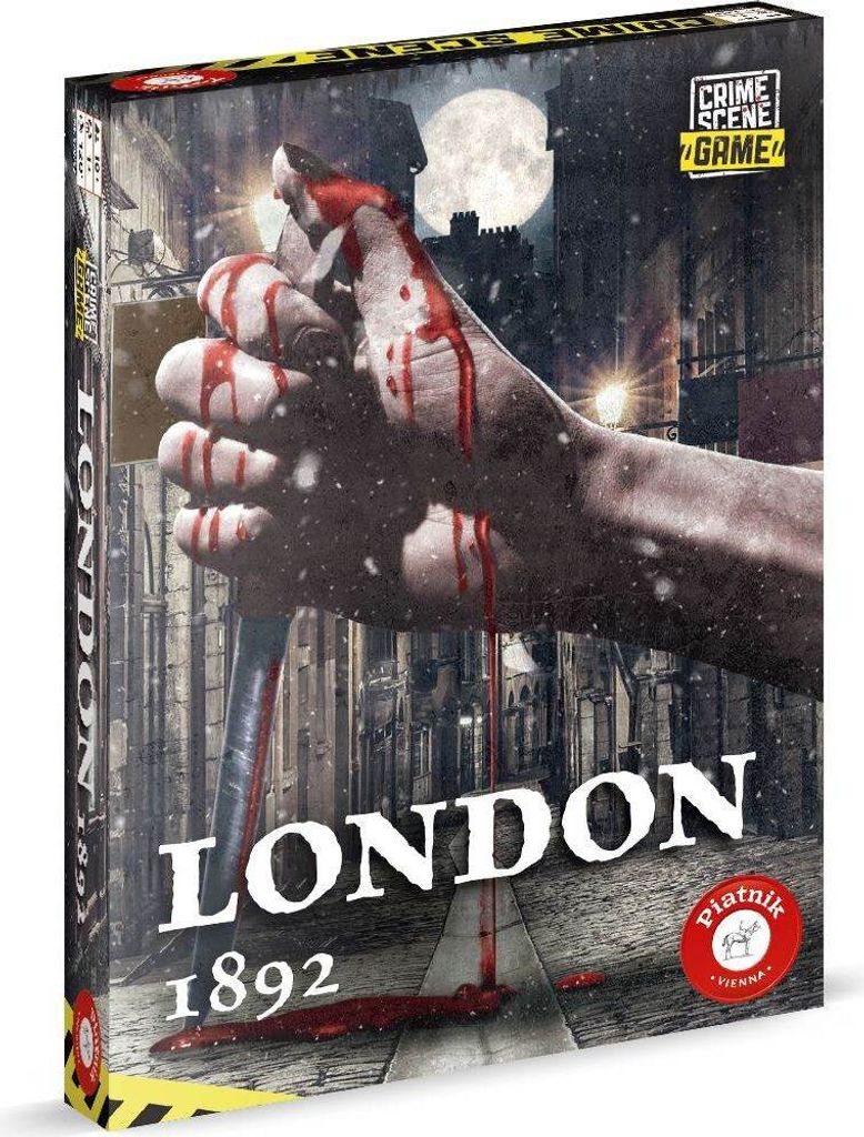 Crime Scene - London 1892 Gesellschaftsspiel Rätselspiel wiederverwendbar