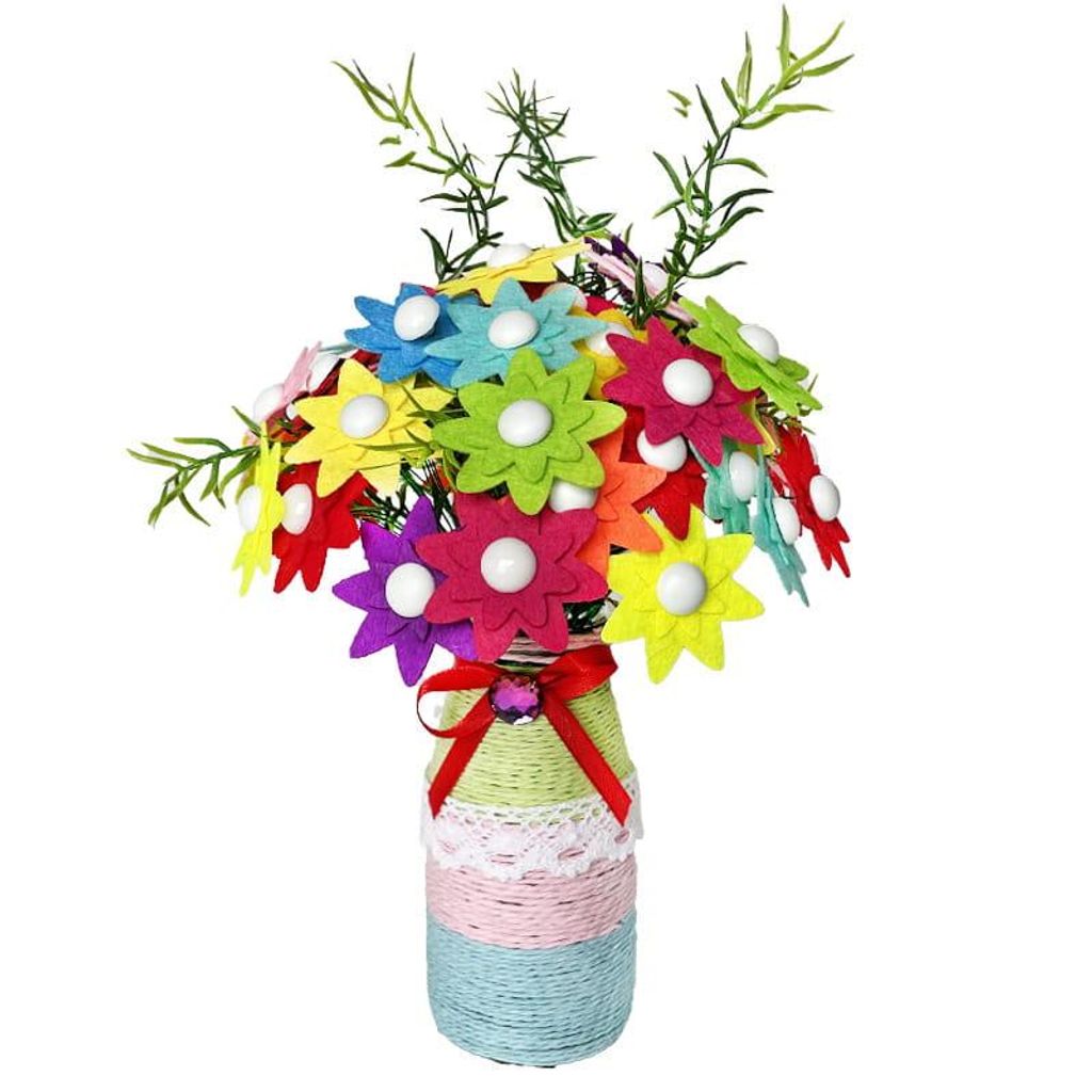 DIY Blumenstrauß in einer Flasche - Hortensien