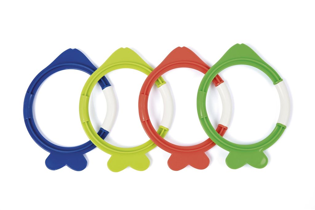 Bestway® Tauchringe-Set Lil' Fish™ ab 3 Jahren, 4er-Set Produktbild 