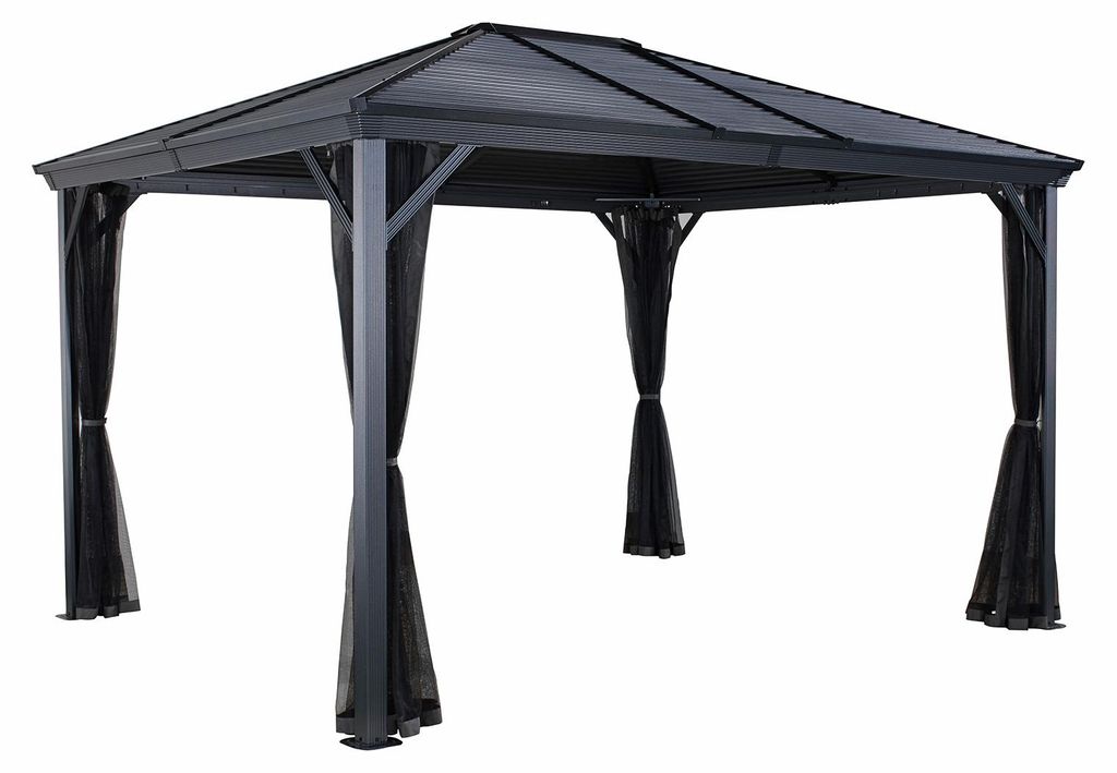 Sojag Ventura 1014 Metall Pavillon mit festem Dach 3x4 m Produktbild 