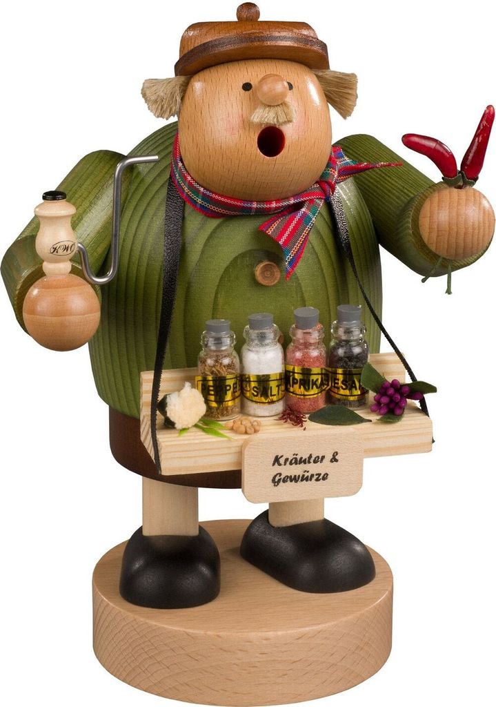 Gewürzhändler (18cm) Räuchermann von KWO
