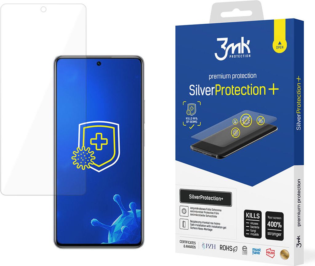3mk Display Antimikrobielle Schutzfolie SilverProtection+ für Xiaomi 11T 0,21mm Self-Heal